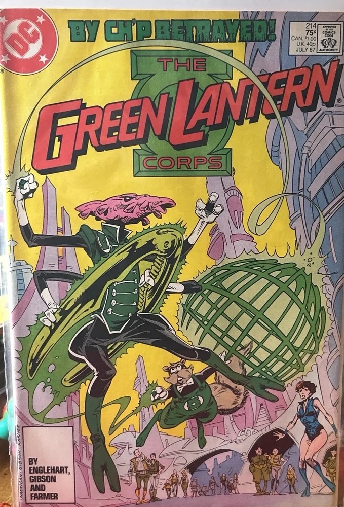 The Green Lantern Corps #214 (DC Comics July 1987)