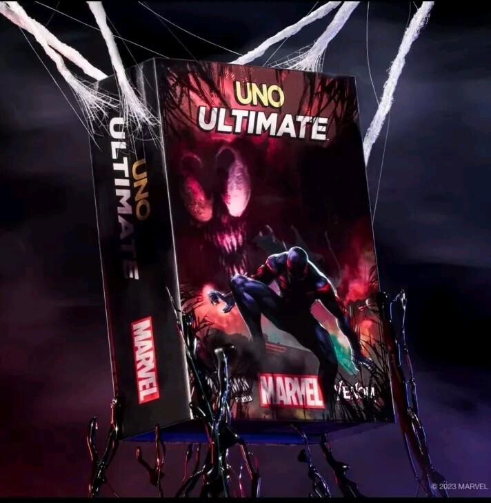 SDCC Exclusive 2023 Uno Ultimate Marvel Spider Man 2099 vs Venom add on 2 pack