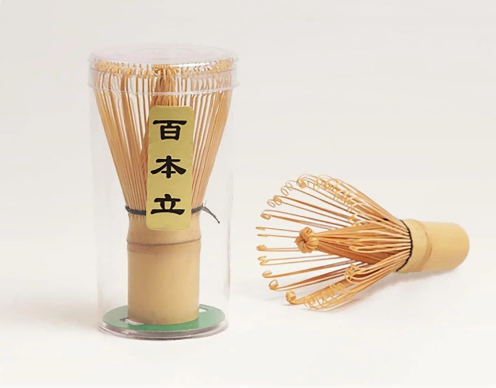 apanese Black Bamboo Matcha Whisk Chasen 100 Prongs Tea Ceremony Made in Japan
