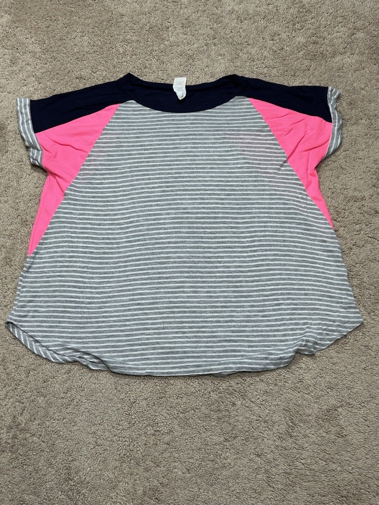 Sew In Love Womens Shirt Sz Small Multicolor Striped Soft Classic Casual Comfort