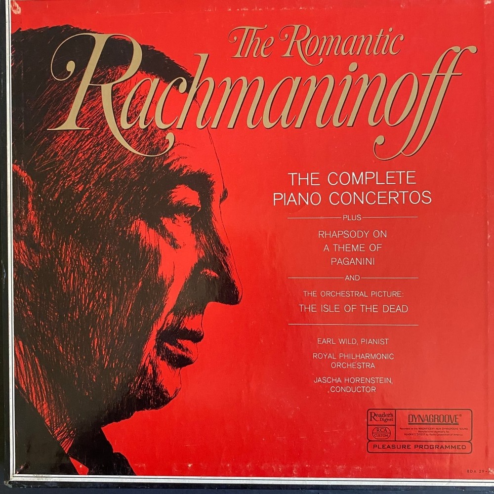 Rachmaninoff – Complete Piano Concertos LP Box Set RCA Red Seal Classical 33 RPM