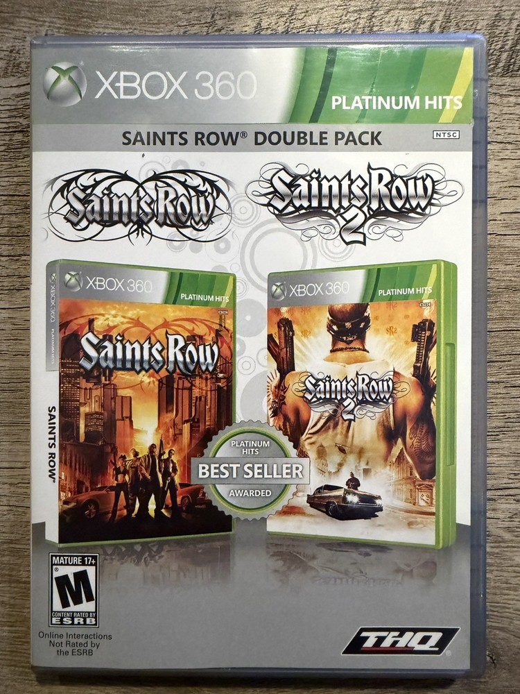 Saints Row: Double Pack (Microsoft Xbox 360, 2010)