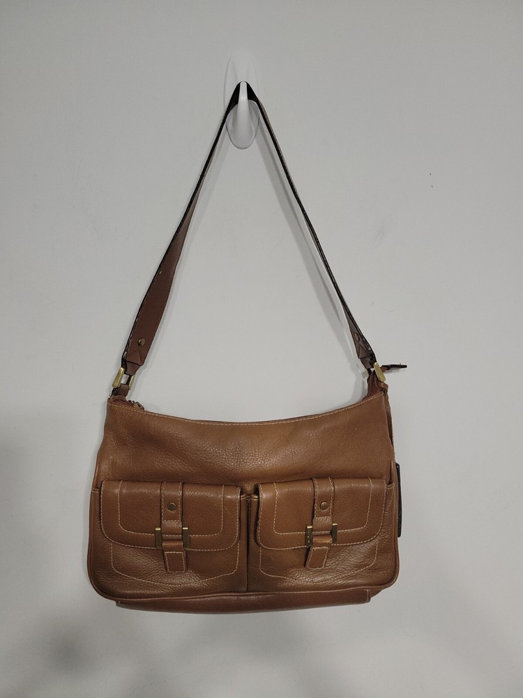 Wilsons Leather Women's Bag Light Brown Leather Shoulder