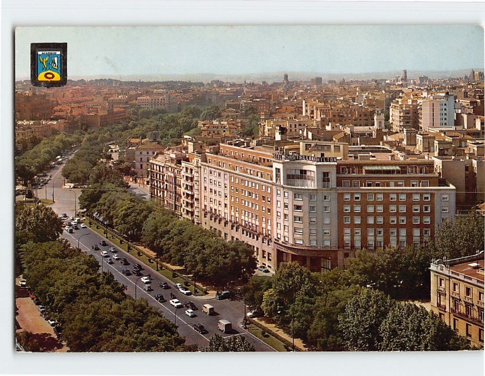 Postcard Hotel Castellana Hilton Madrid Spain