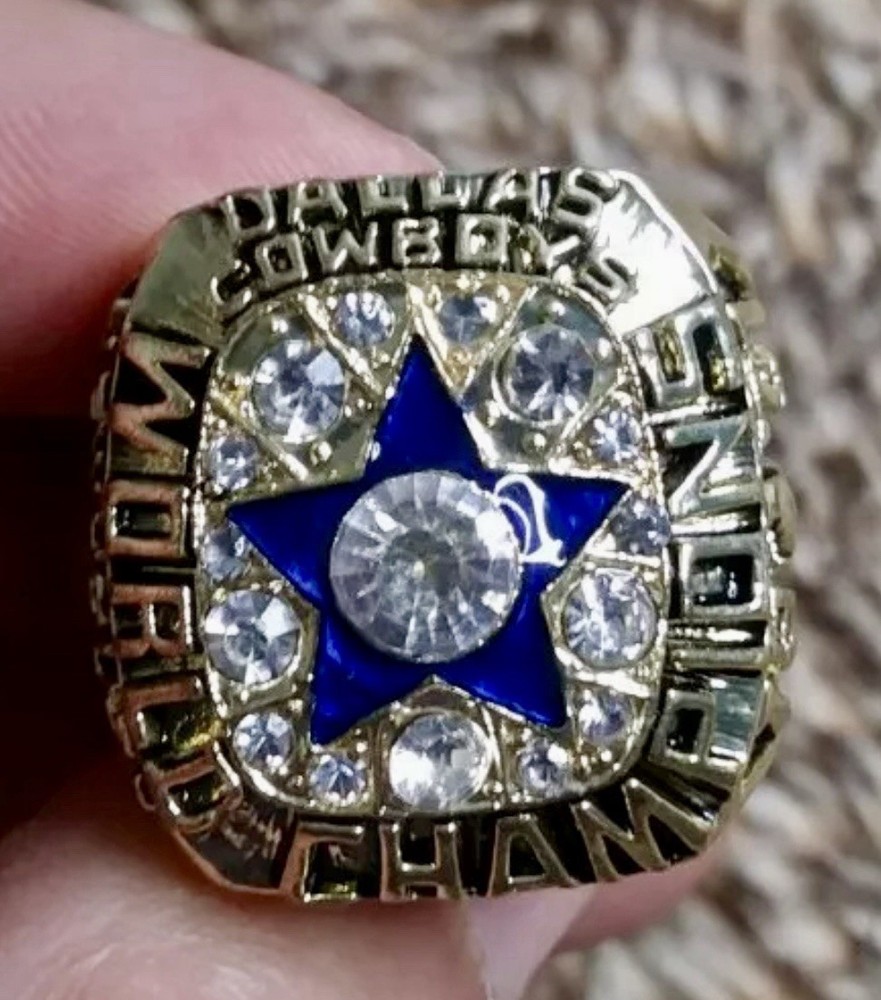 Dallas Cowboys 1971 Super Bowl Replica Ring Roger Staubach SGA Brand New
