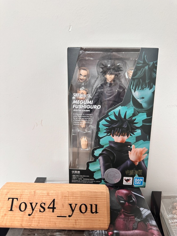 Bandai S.H. Figuarts Jujutsu Kaisen Megumi Fushiguro SHF Action Figure SHF Toy