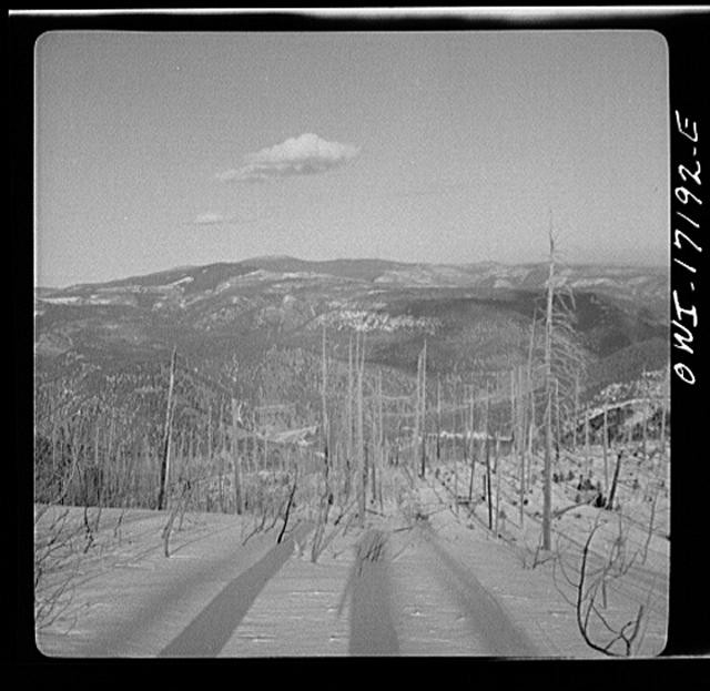 Photo:Penasco New Mexico Sangre de Cristo Mountains 1900s Winter Landscape