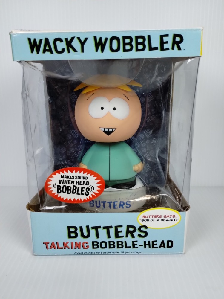 Funko South Park Butters Wacky Wobbler Talking Bobblehead Open Box