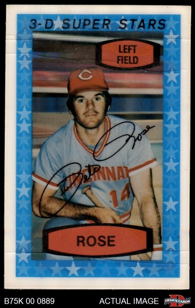 1975 Kellogg's #11 Pete Rose Reds 2 - GOOD