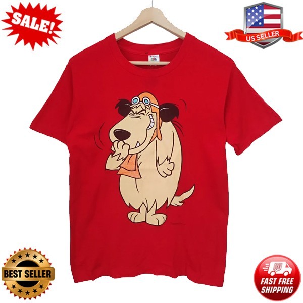 90s Vintage Muttley Wacky Race Funny Dog Cartoon T-Shirt  S-5XL