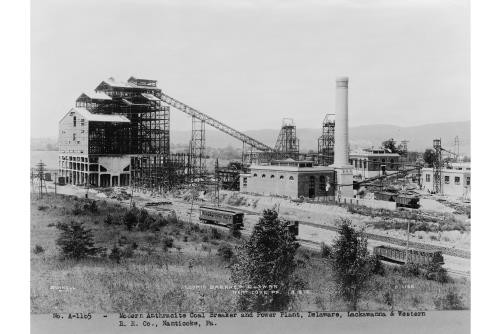 Loomis Breaker,DL&W Railroad,RR,Nanticoke,Pennsylvania,PA,Coal Mining,1915