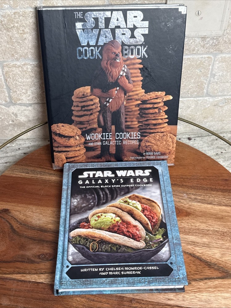 Star Wars: The Official Black Spire Outpost Cookbook And Wookie Cookbook Lot 2