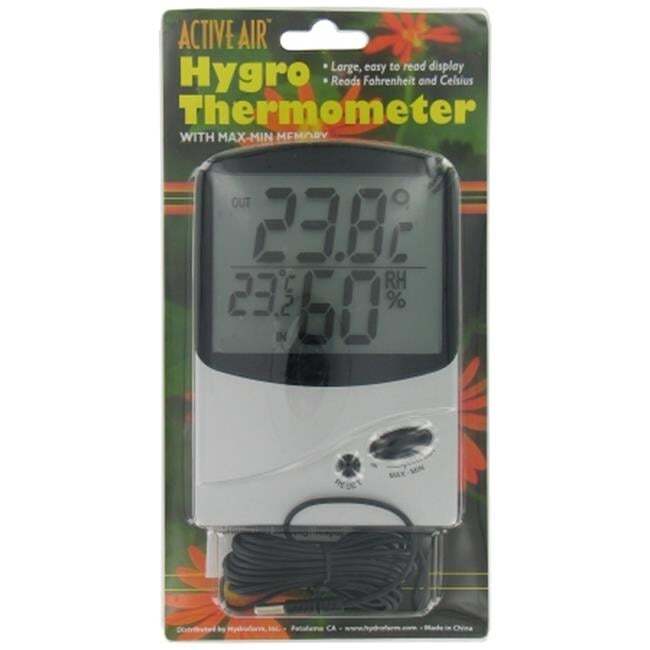 Hydrofarm Active Air Hygro Thermometer THMM0020