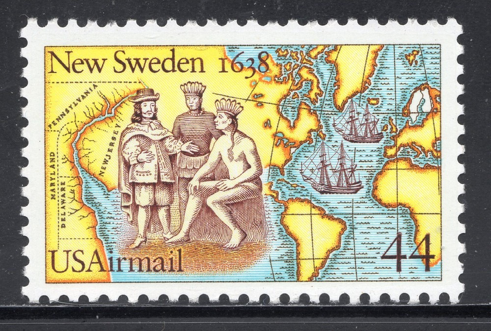 C117 * NEW SWEDEN  * U.S. Postage Stamp MNH
