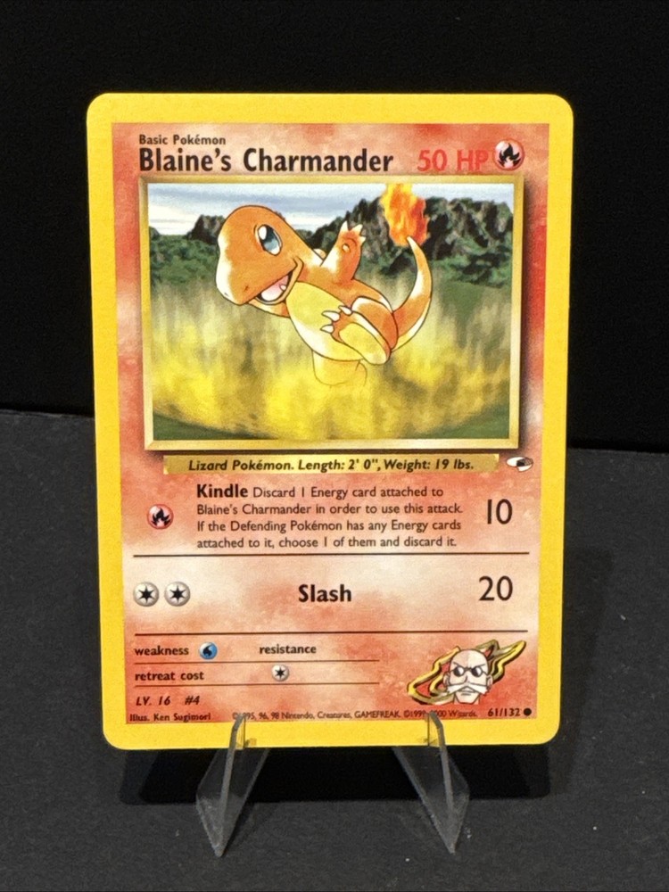 Blaine's Charmander 061/132 Gym Heroes Regular