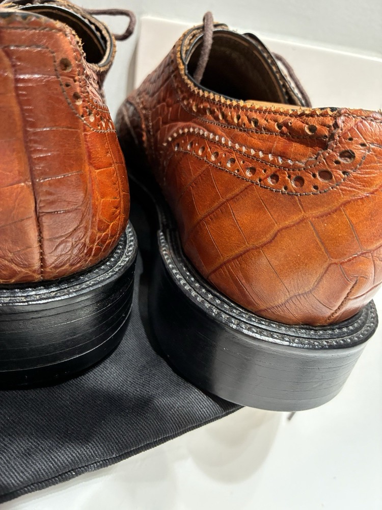 Weston French Executive Men's Shoes Size 9 UK 10.5 Brown Calf Leather