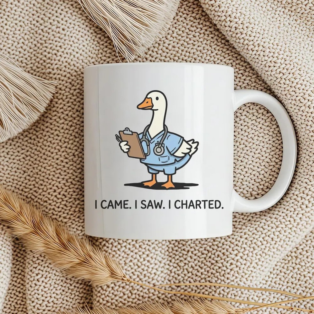 Goose Nurse Mug, Funny Nursing School Coffee Mugs, Nursing Grad Gifts,