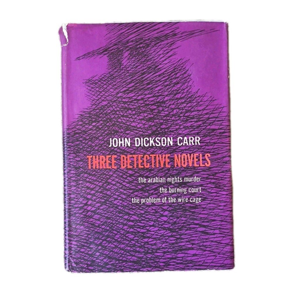 Three Detective Novels by John Dickson Carr 1959 Harper BCE vintage