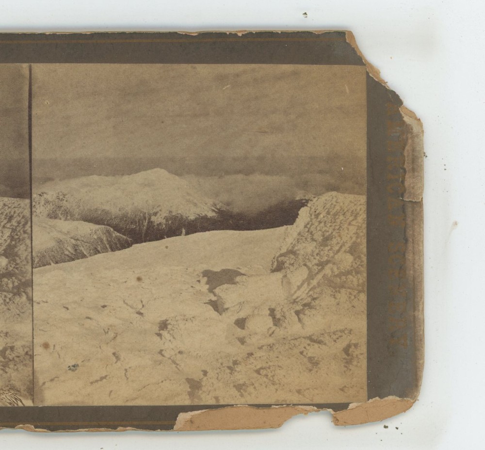 Winter Scenery White Mountains NH New Hampshire Stereoview