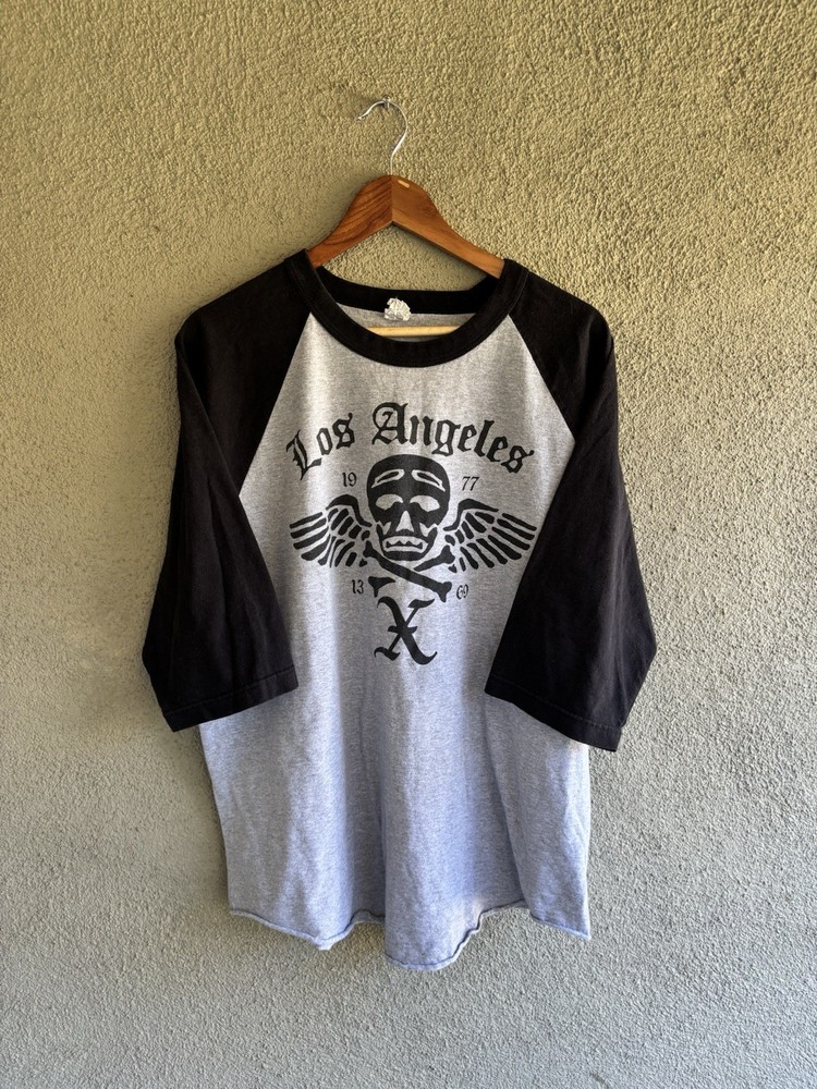 Vintage X Punk Band Raglan Tee 90s Size XL