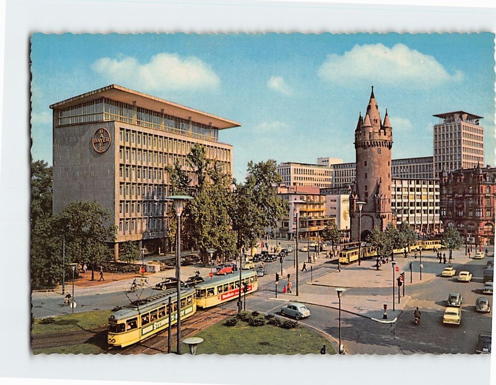Postcard Eschenheimer Tor Frankfurt am Main Germany