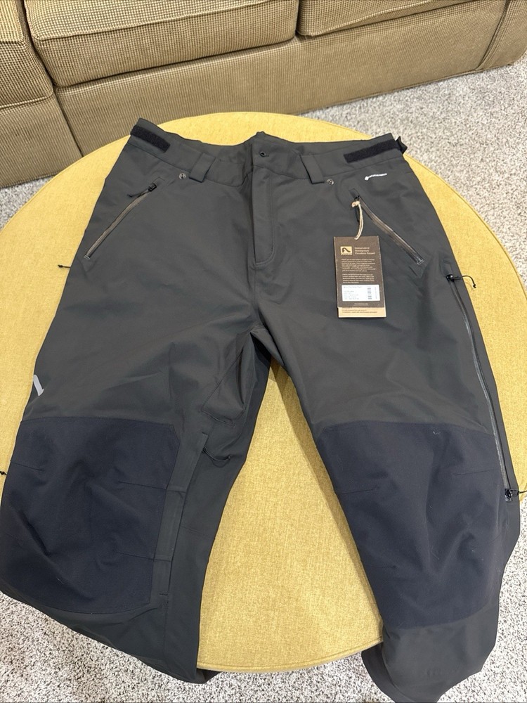 Flylow Chemical Ski Snow Pants 20K Waterproof Black Mens SZ 2XL $365