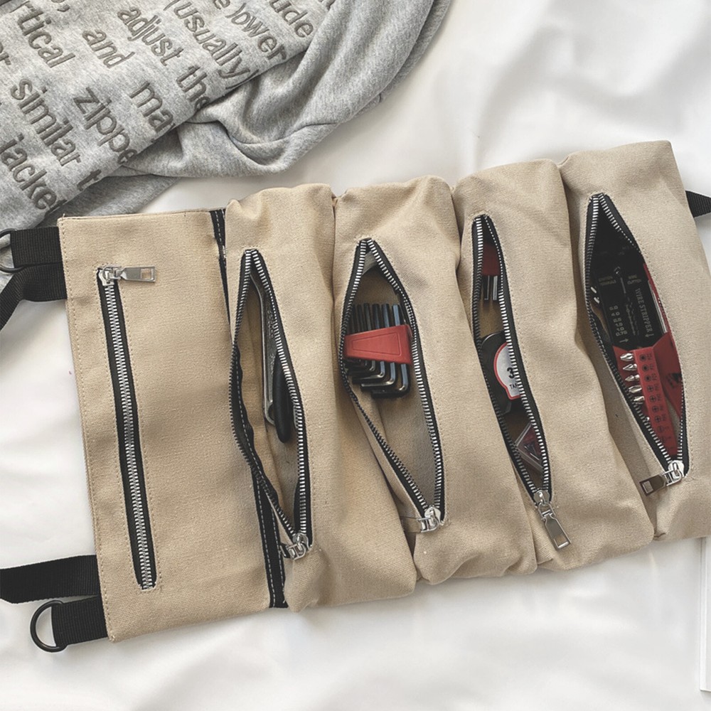 Multi-Purpose Canvas Car Storage Bag for Suspension Kit Organizer