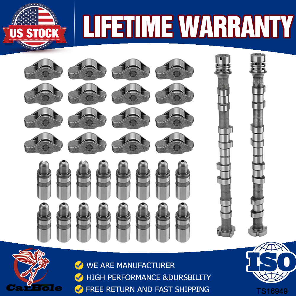 2.4L Intake Exhaust Cam & Rocker Arms & Lifters For Buick LaCrosse Chevy Equinox
