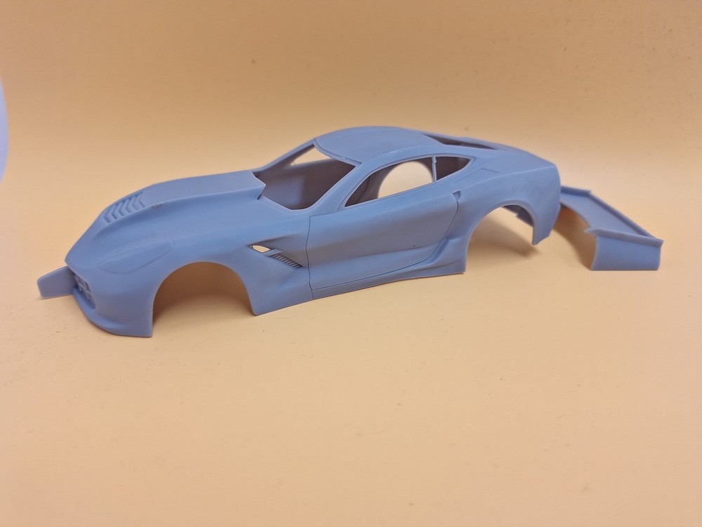 ABS 3D Printed C-7 Corvette Drag Car Body for High-Speed Racing-image