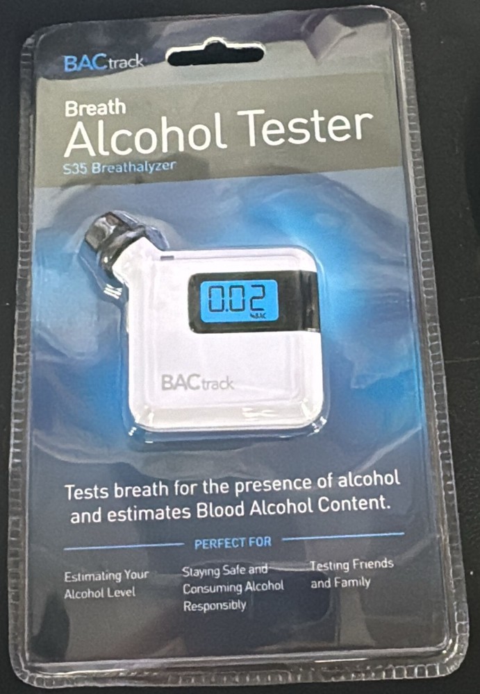 BacTrack Breath Alcohol Tester S35 Portable Breathalyzer and Advanced Sensor (E8