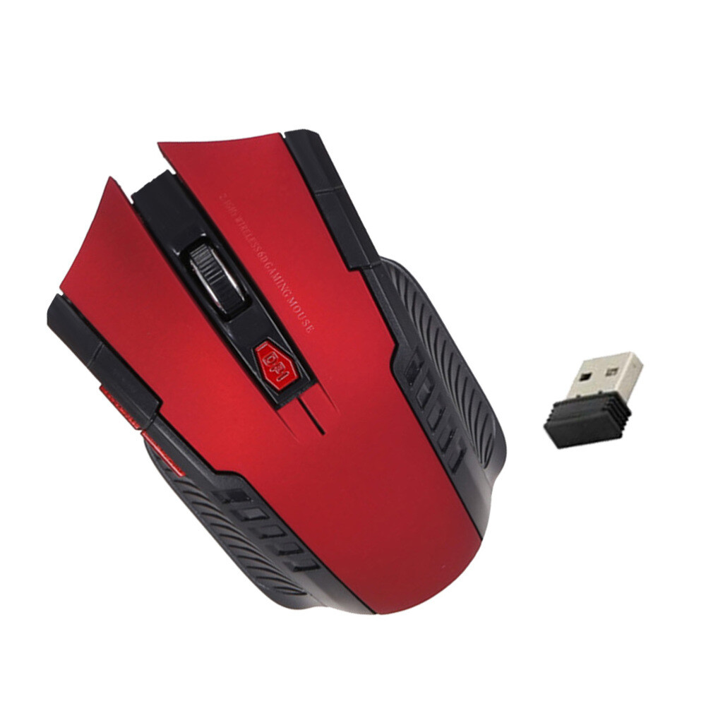 Wireless Gaming Mouse 2.4GHz USB Optical with 6 Buttons
