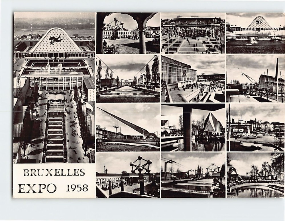 Postcard Scenes & Views Brussels Expo 1958 Belgium
