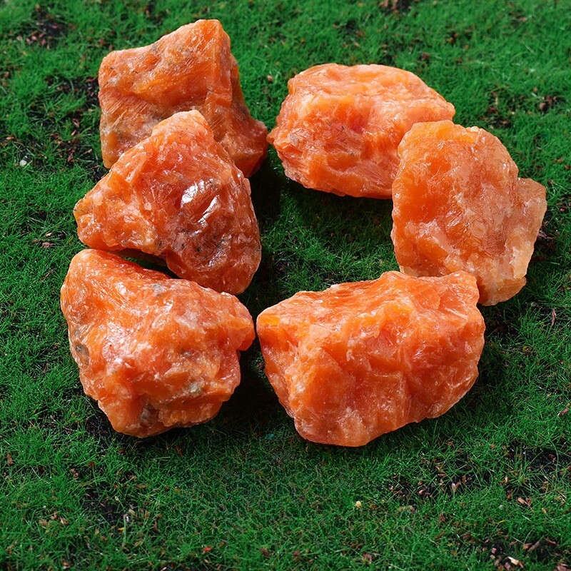 Raw Rough Sunstone Crystal Stone Chunk Healing Mineral Rocks Gifts 100g