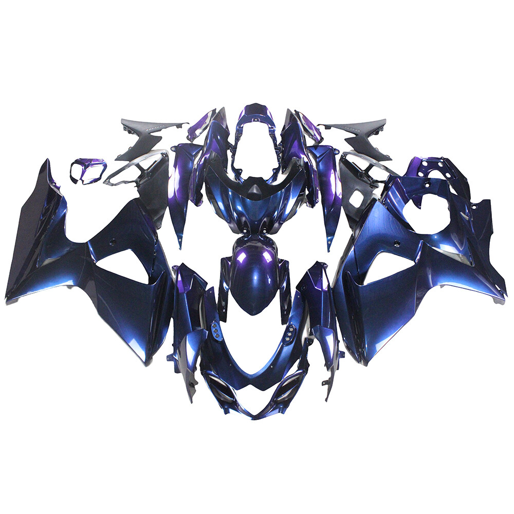 Injection Blue Purple Fairing Kit for Suzuki GSXR1000 K9 2009-2016 ABS Bodywork
