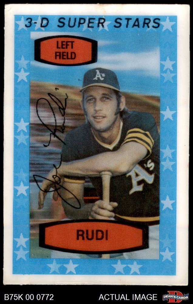 1975 Kellogg's #28 Joe Rudi Athletics 6 - EX/MT