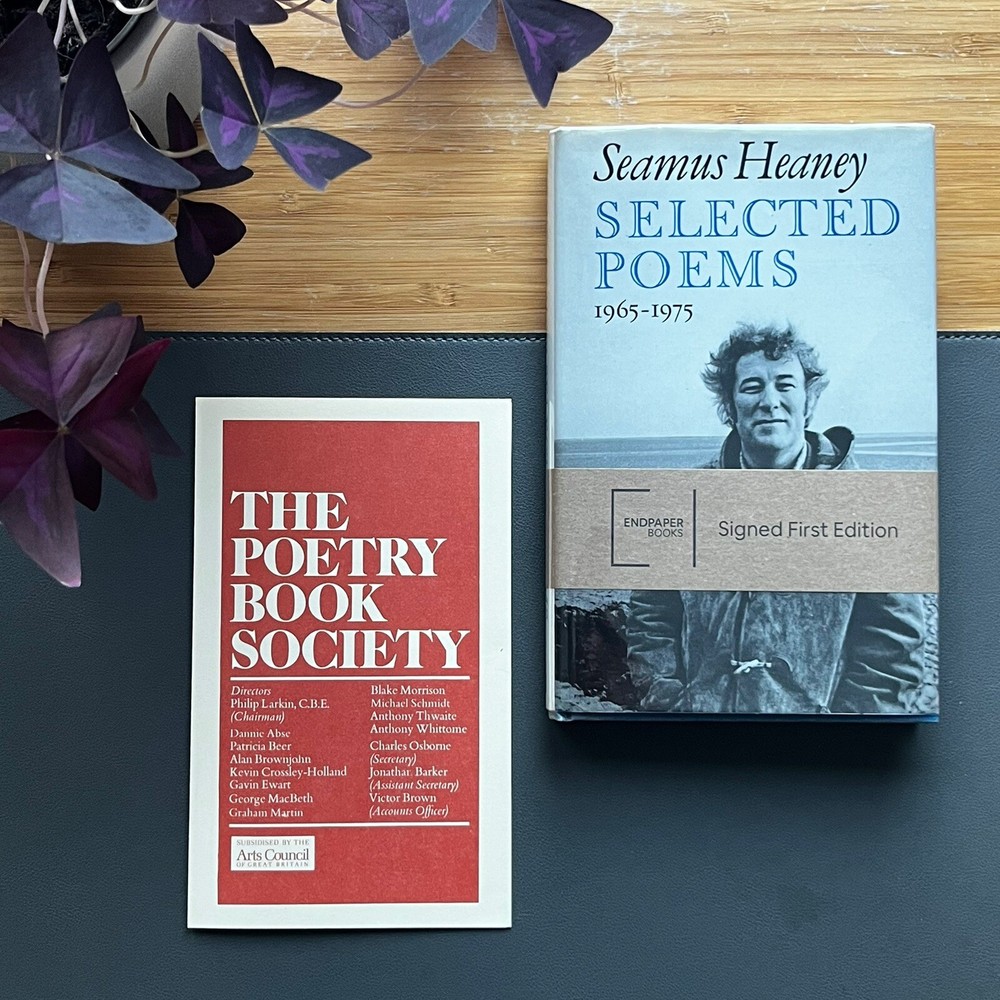 Selected Poems 1965-75, Signed By Seamus Heaney (in Irish), 1st Edition HB 1980