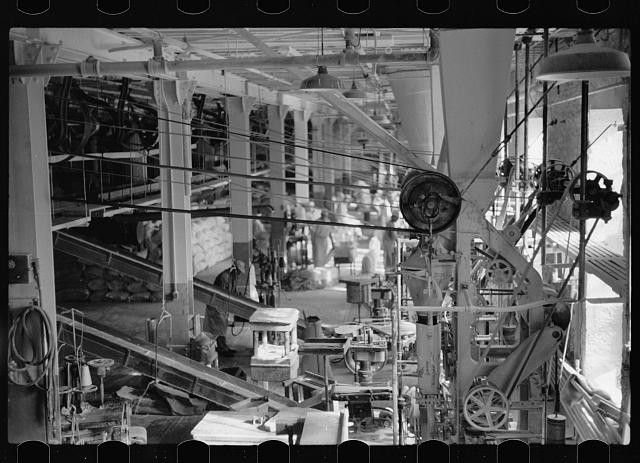 Minneapolis Minnesota 1939 Pillsbury Mills Flour Packing Plant Interior