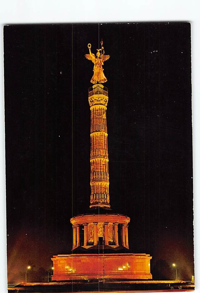 Postcard Siegessaule Berlin Germany