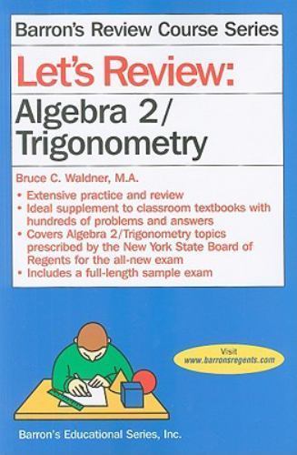 Let's Review Algebra 2/Trigonometry - Bruce Waldner MA, 9780764141867, paperback