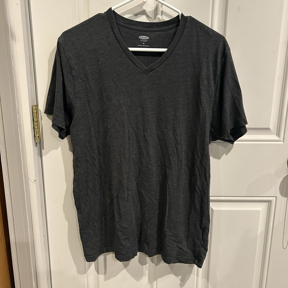 Old Navy Dark Gray V Neck T Shirt Men’s M