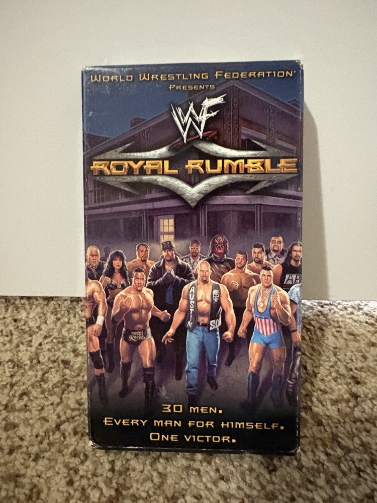 WWF Royal Rumble VHS – Original PPV – Attitude Era Wrestling