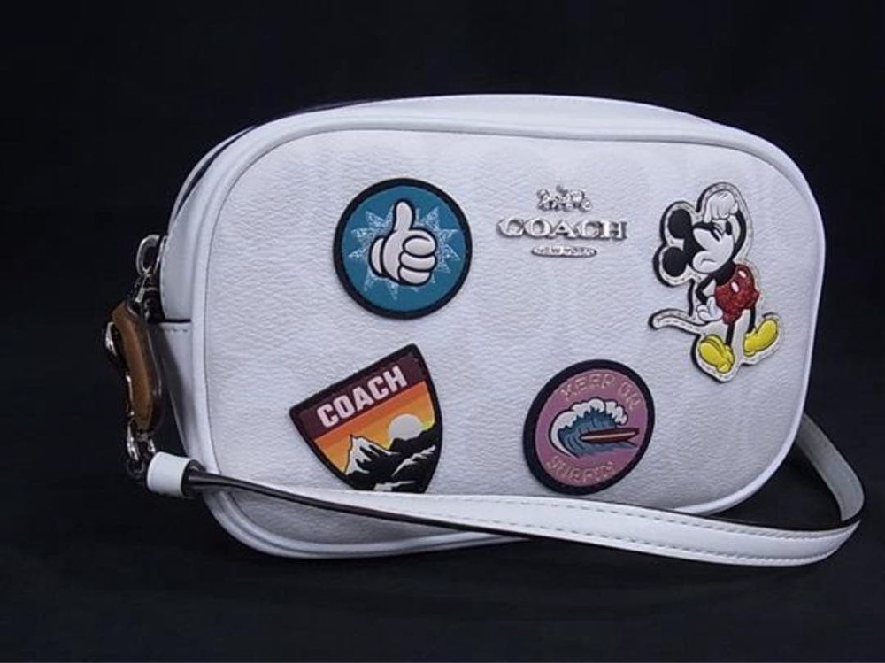 COACH Disney Mickey Mouse Shoulder Bag Japan Limited Rare Compact New