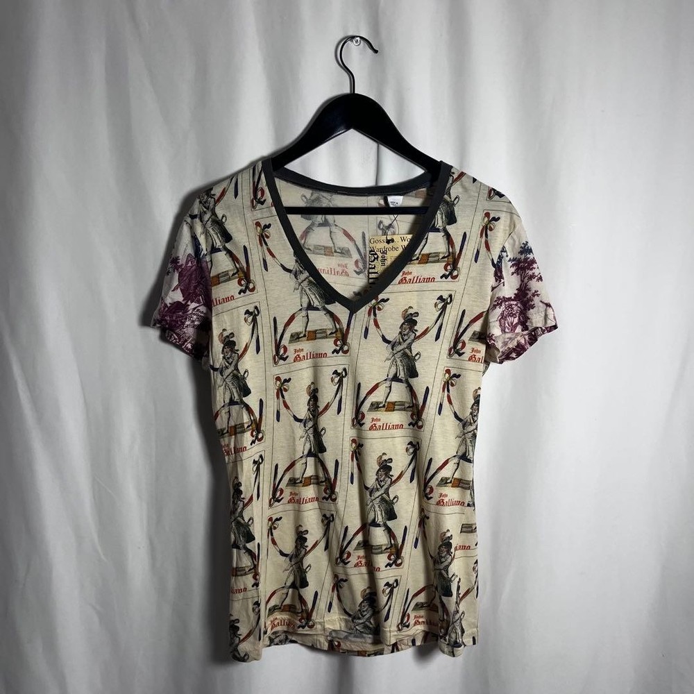 John Galliano Napoléon T-shirt Size M - Summer Fashion