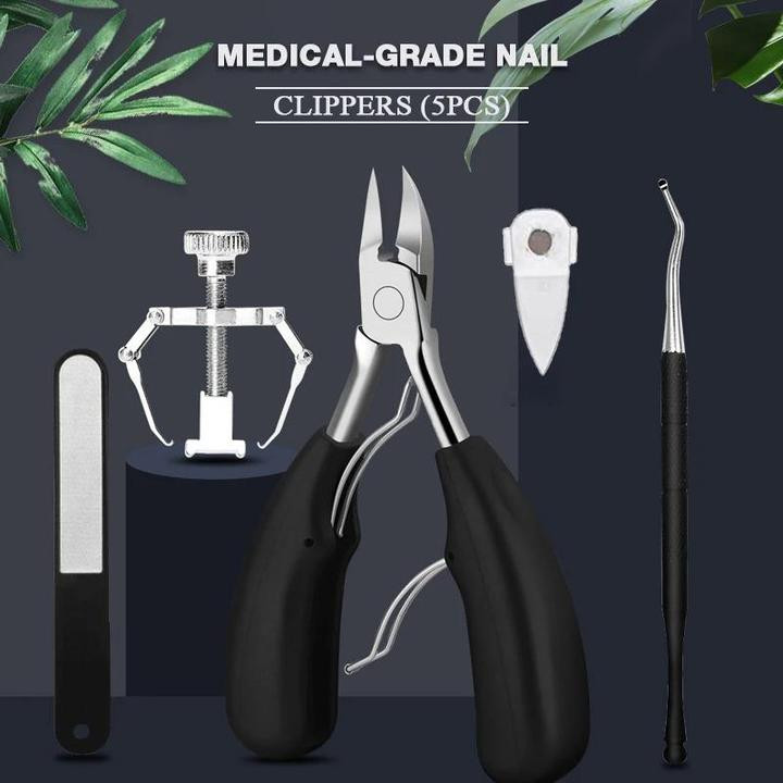Professional Medical-Grade Nail Clippers for Thick & Ingrown Toenails