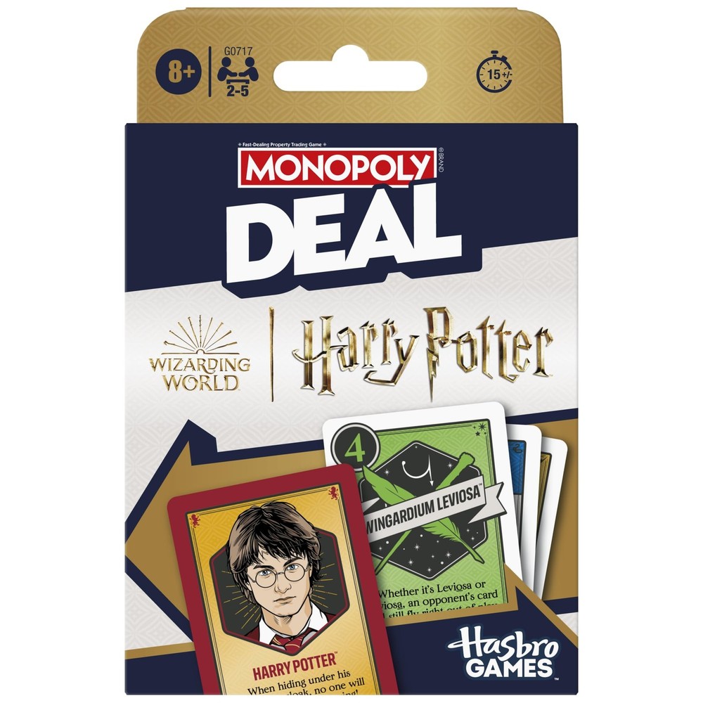 Monopoly Deal: Harry Potter Card Game | Family Games for Kids and Adults |