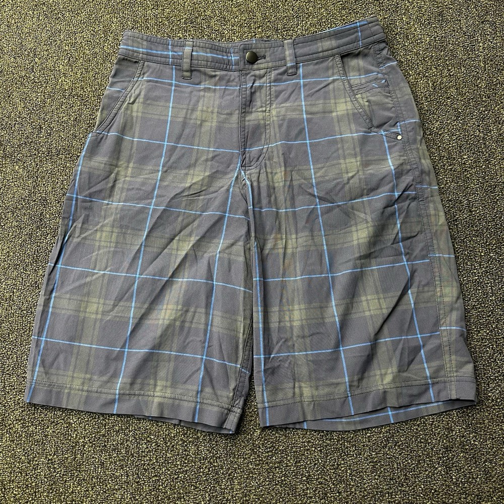 Lululemon Plaid Blue Commission Casual Shorts Size 30 Casual Golf