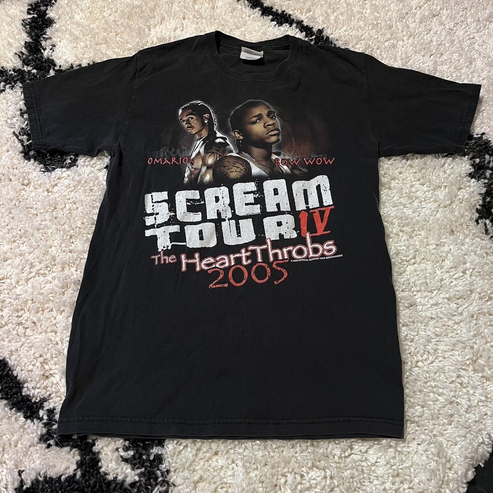 2005 Bow Wow Omarion Heart Throbs Tour Tee Small Y2K Rap Throwback
