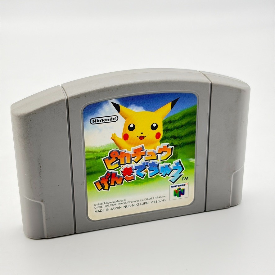 Pikachu Genki de Chu Nintendo 64 Japanese Cartridge NTSC-J