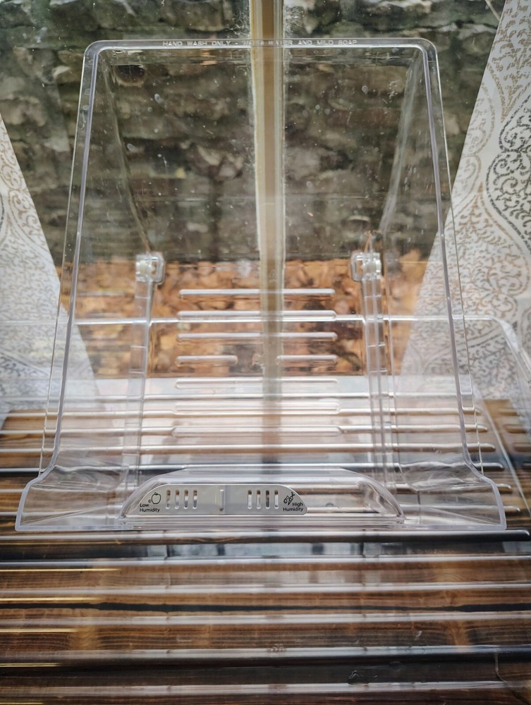 Whirlpool OEM Refrigerator Left Clear Crisper Drawer W10668097 W10373936