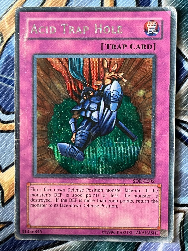 Acid Trap Hole SDD-E002 HP Prismatic Secret Rare Yugioh TCG Card-image